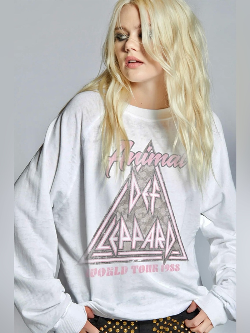 Def Leppard 1988 Animal Tour Sweatshirt RECYCLED KARMA